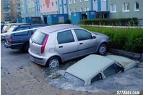 竟然變成泡水車了>_<