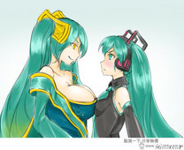 如何分辨初音未來跟索娜